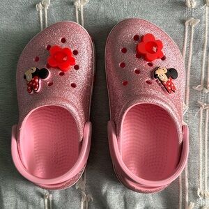 Girls Disney Minnie Mouse Crocs - 11 - Brand New